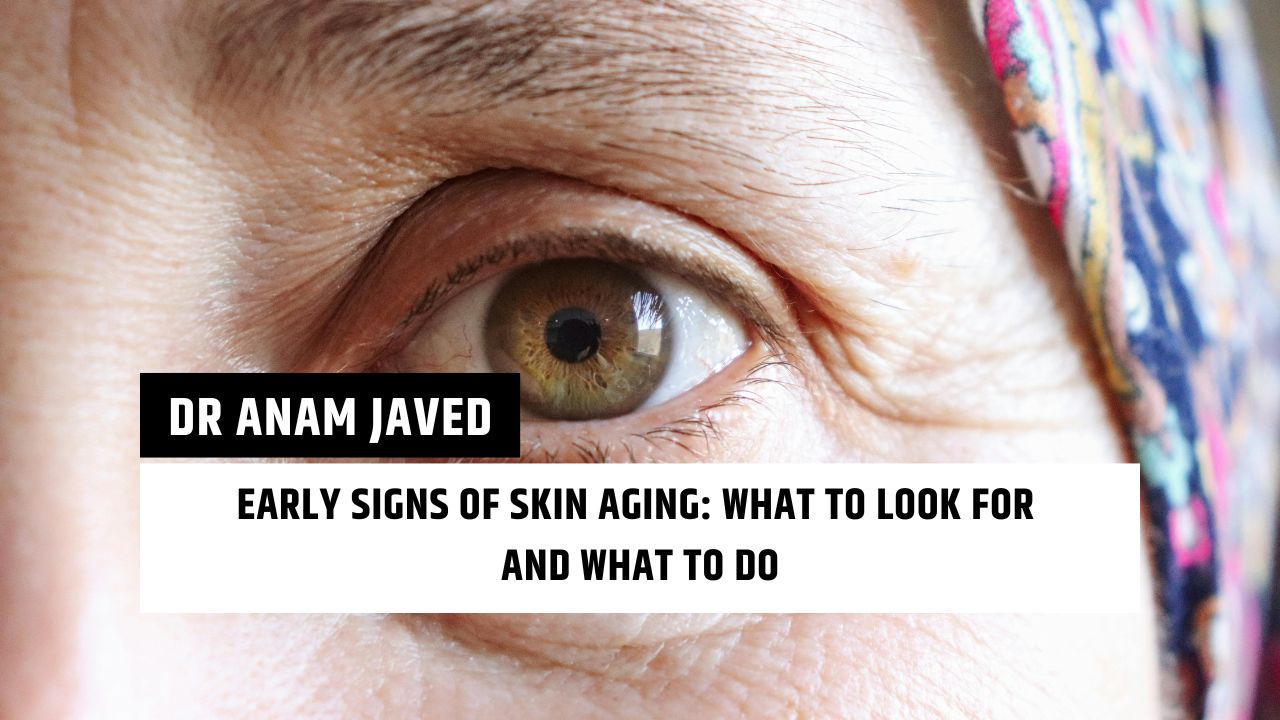 early signs of skin aging
