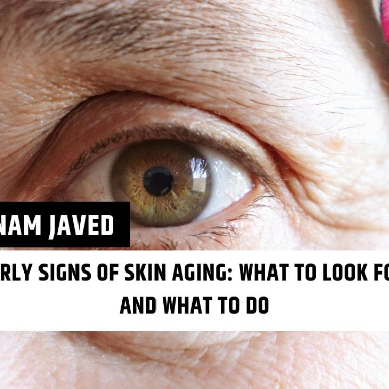 early signs of skin aging